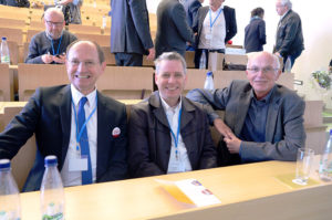 Dr. Alexander Oberle, Ralf Schüler, Dr. Hermann Söhngen von CMD Dachverband